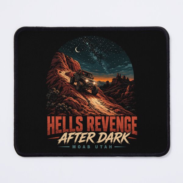 Item preview, Hell's Revenge After Dark Moab Utah Night Wheeling 4x4 designed and sold by JasKei-Designs.