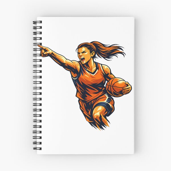 Item preview, Dynamic Female Basketball Player Action Sports Vector Illustration designed and sold by redengineers.