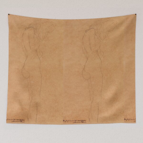 Item preview, Standing Female Nude Pencil Study designed and sold by artofuniverse.