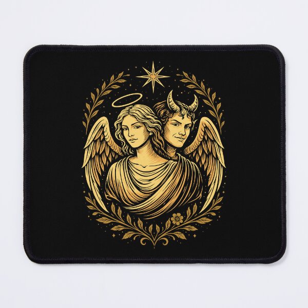 Item preview, Angel and Devil, Light and Shadow, Gothic Symbol designed and sold by Christine Krahl.