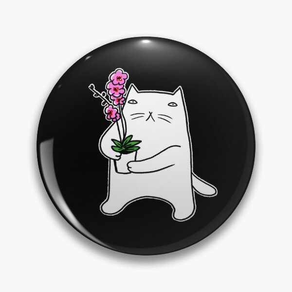 Item preview, Moth orchid cat designed and sold by eri-morie.