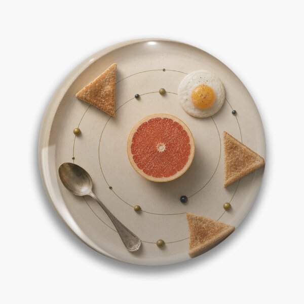 Item preview, Quiet Plate of Planets designed and sold by Quiet Badge Studio.