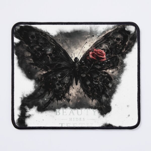 Item preview, Beauty Hides Teeth | Dark Butterfly Horror Design designed and sold by Grandtshirt | Creative Print Designs.