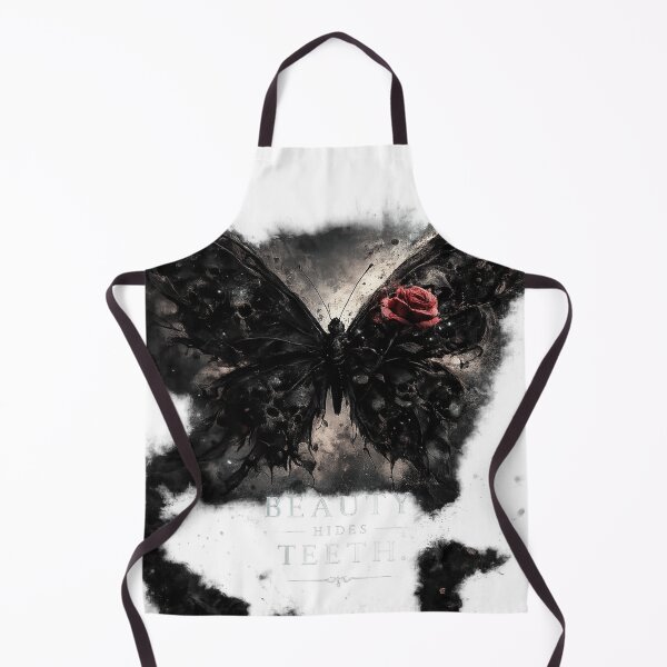 Item preview, Beauty Hides Teeth | Dark Butterfly Horror Design designed and sold by Grandtshirt | Creative Print Designs.