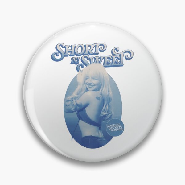 Item preview, Short n' Sweet Blue Portrait Sabrina Carpenter designed and sold by Lenschoolmann.