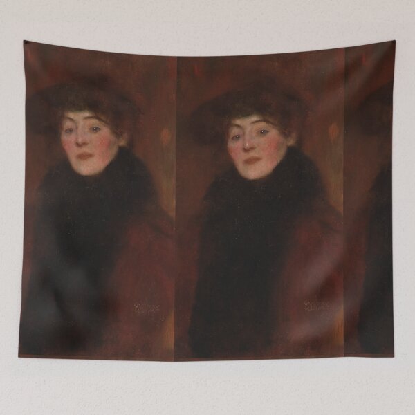 Item preview, Portrait of a Woman in Fur designed and sold by artofuniverse.