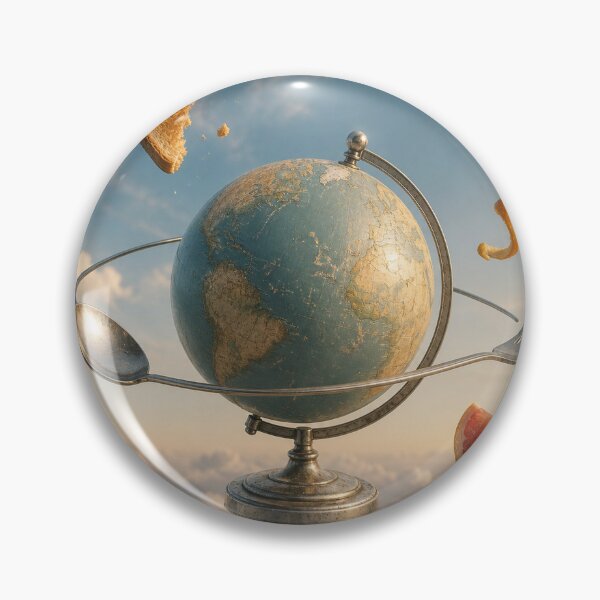 Item preview, Toast Globe Study designed and sold by Quiet Badge Studio.