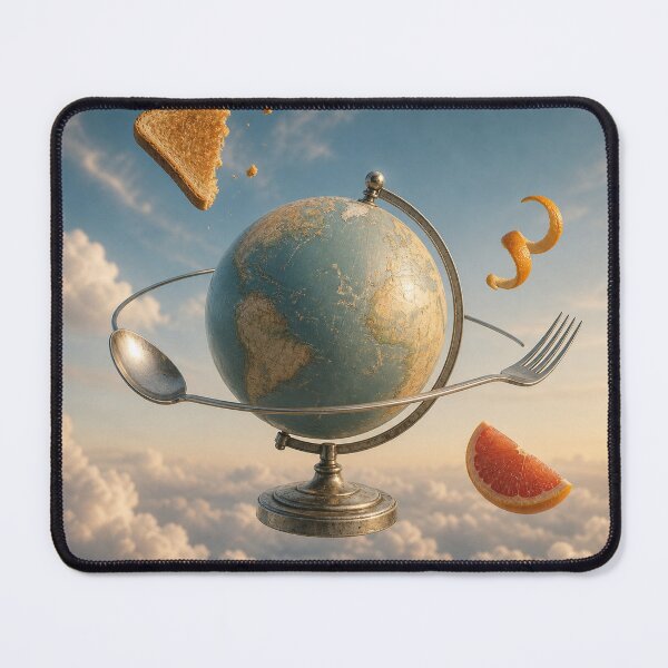 Item preview, Toast Globe Study designed and sold by Quiet Badge Studio.