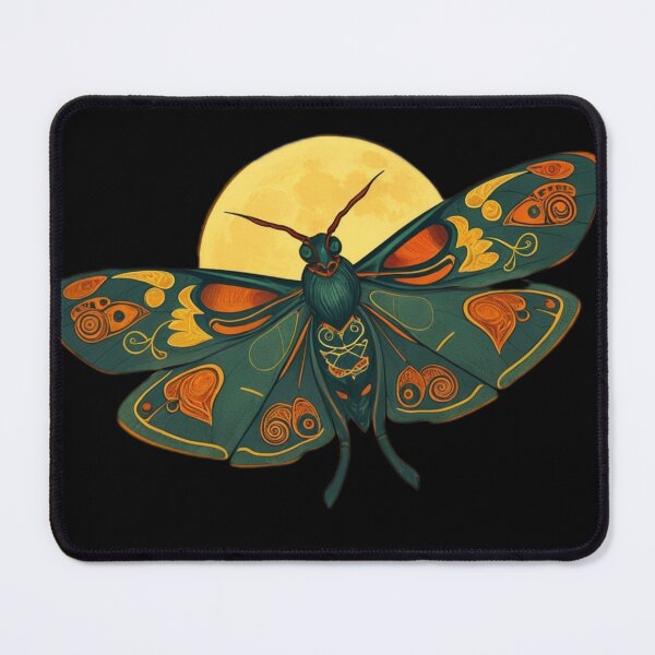 Item preview, Celestial Moth: Moon Amulet designed and sold by lstaford.