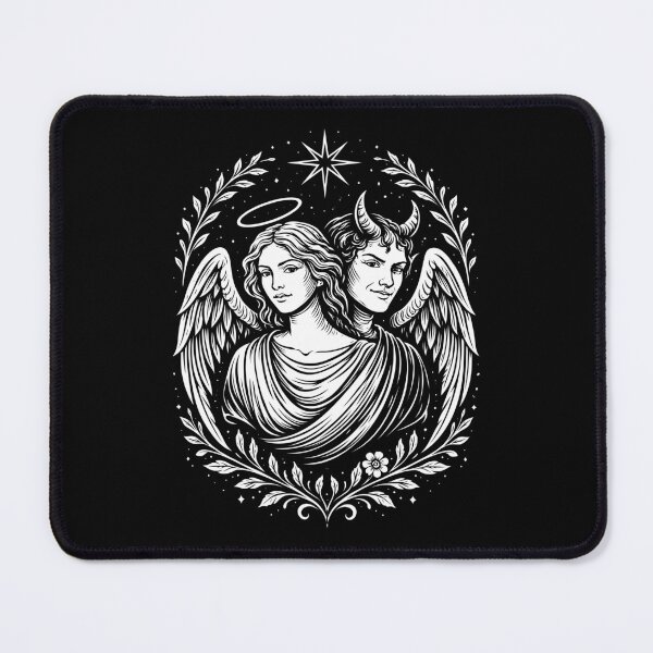 Item preview, Angel and Devil, Light and Shadow, Gothic Symbol designed and sold by Christine Krahl.