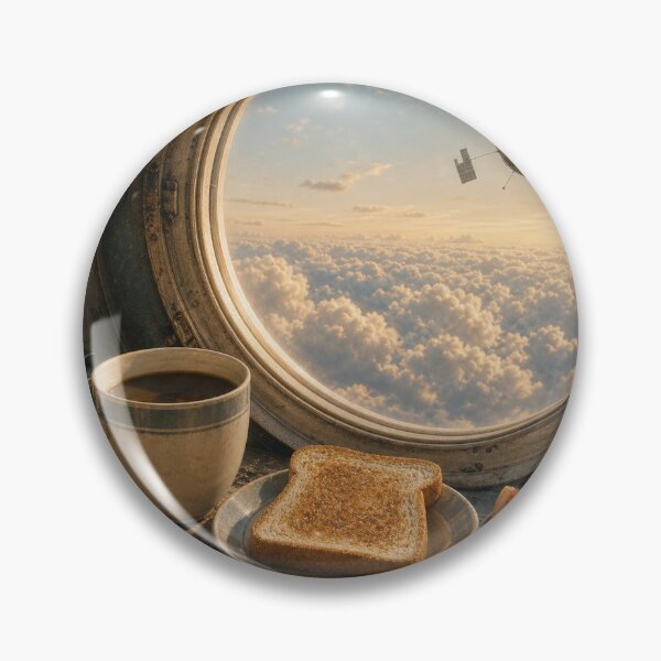 Item preview, Window Seat Over Morning Clouds designed and sold by Quiet Badge Studio.
