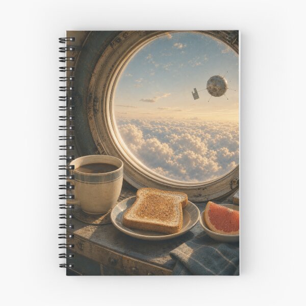 Item preview, Window Seat Over Morning Clouds designed and sold by Quiet Badge Studio.