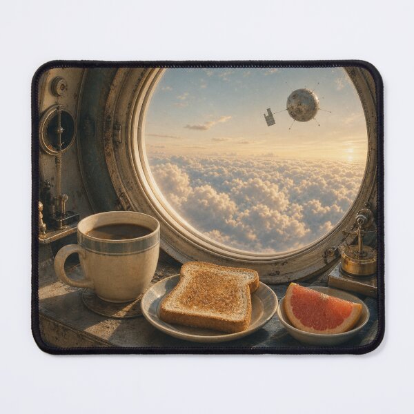 Item preview, Window Seat Over Morning Clouds designed and sold by Quiet Badge Studio.