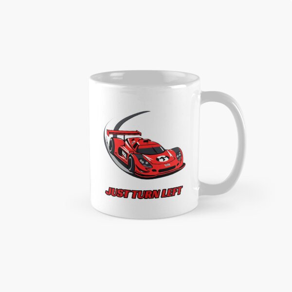 Item preview, Just Turn Left - Sim Racing Humor designed and sold by GarageGraphics.