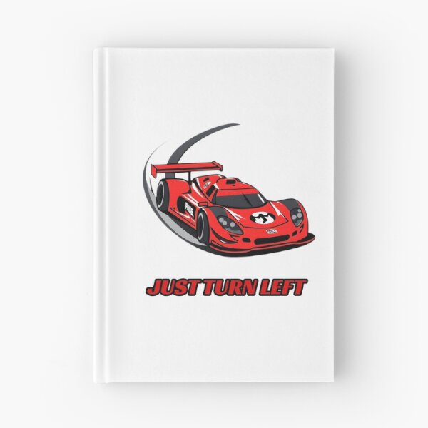 Item preview, Just Turn Left - Sim Racing Humor designed and sold by GarageGraphics.