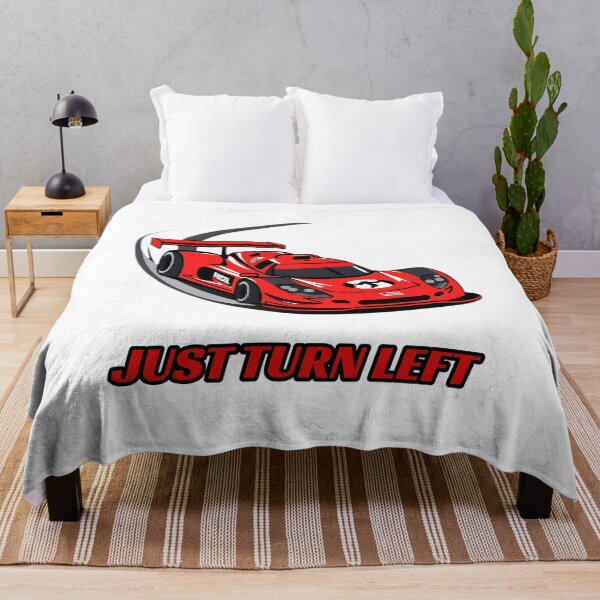 Item preview, Just Turn Left - Sim Racing Humor designed and sold by GarageGraphics.