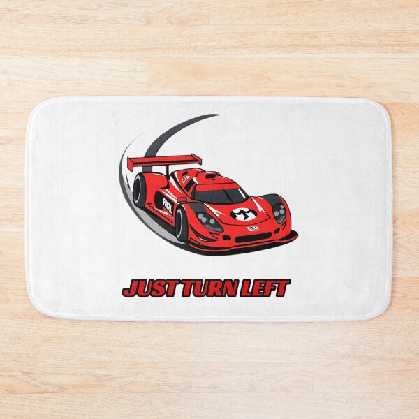 Item preview, Just Turn Left - Sim Racing Humor designed and sold by GarageGraphics.