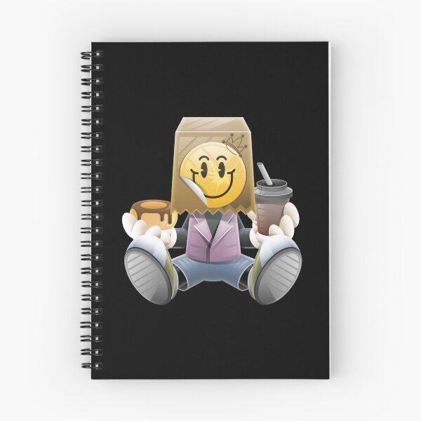 Item preview, Cartoon Bag Head Character With Coffee Donut designed and sold by Lexkon Liu's art.
