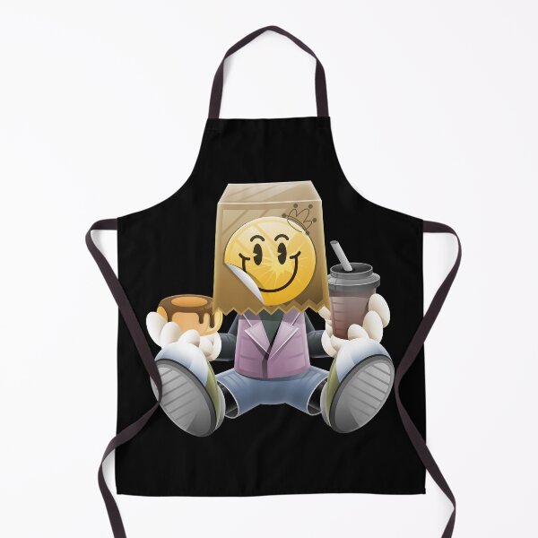 Item preview, Cartoon Bag Head Character With Coffee Donut designed and sold by Lexkon Liu's art.