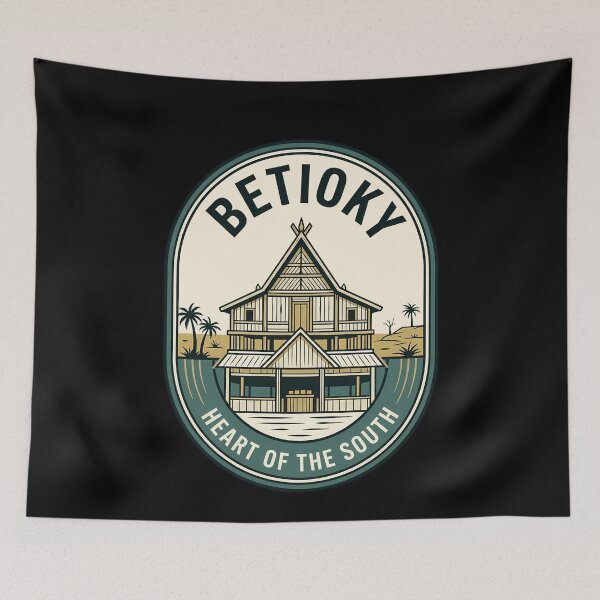 Item preview, Betioky Madagascar Vintage Travel Emblem designed and sold by k3rstman1.