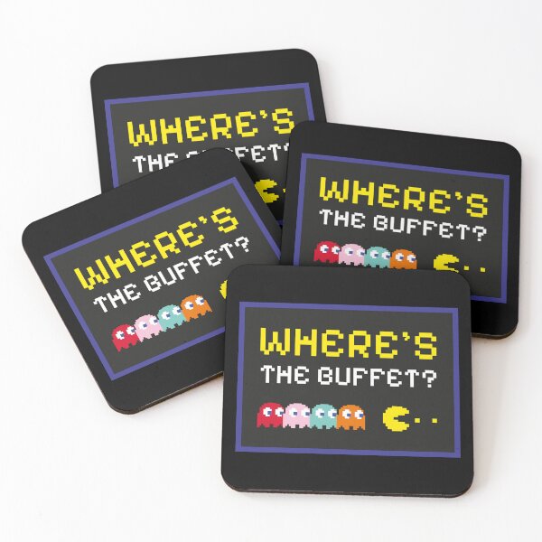 Item preview, PACMAN - WHERE'S THE BUFFET? designed and sold by CoolVibeStudio.