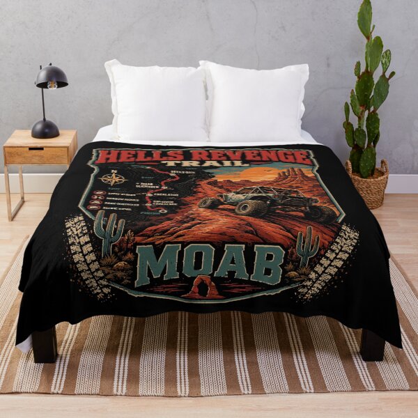 Item preview, Hell's Revenge Trail Map Moab Utah Rock Crawling 4x4 designed and sold by JasKei-Designs.