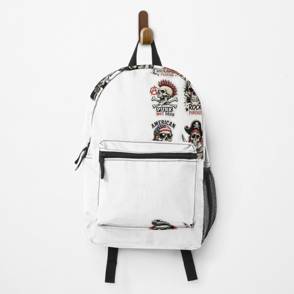 Item preview, Ultimate Rock & Roll Skull Sticker Pack – Vintage Music & Rebel Collection designed and sold by Artisan Finds Online.