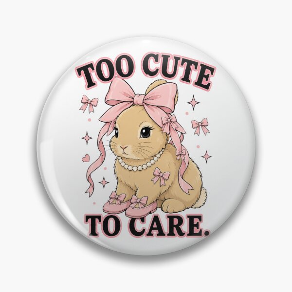 Item preview, Cute Bunny Rabbit With Pink Bows designed and sold by Gentlestate.