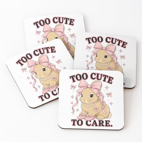 Item preview, Cute Bunny Rabbit With Pink Bows designed and sold by Gentlestate.