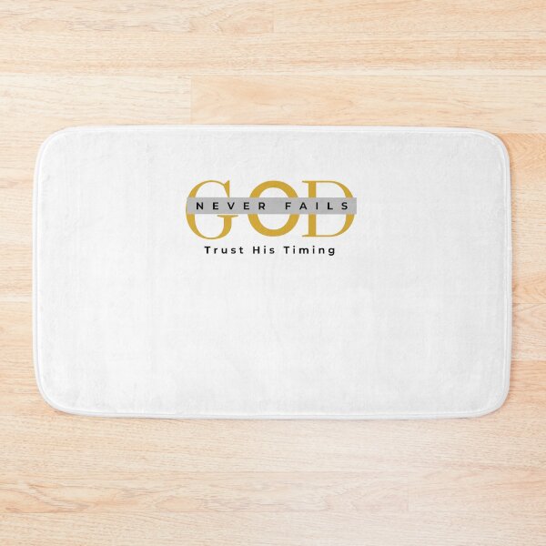 Item preview, God Never Fails - Trust His Timing Christian T-Shirt designed and sold by RadiantReza.