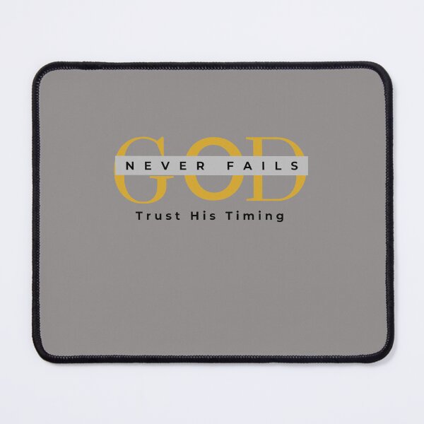 Item preview, God Never Fails - Trust His Timing Christian T-Shirt designed and sold by RadiantReza.
