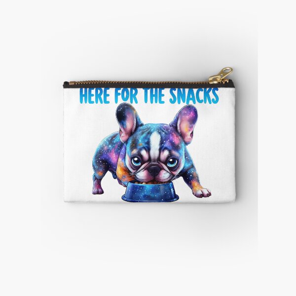 Item preview, Here For The Snacks Funny Cosmic French Bulldog designed and sold by ArtisticDesignsbyLinda.