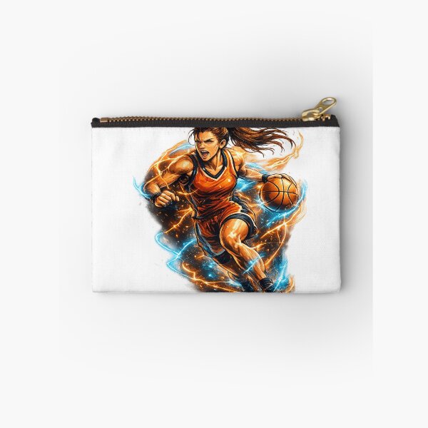Item preview, Electric Female Basketball Player Action Vector Illustration designed and sold by redengineers.
