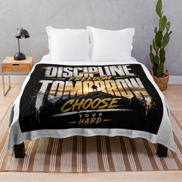 Item preview, Discipline Today Freedom Tomorrow designed and sold by Grandtshirt | Creative Print Designs.
