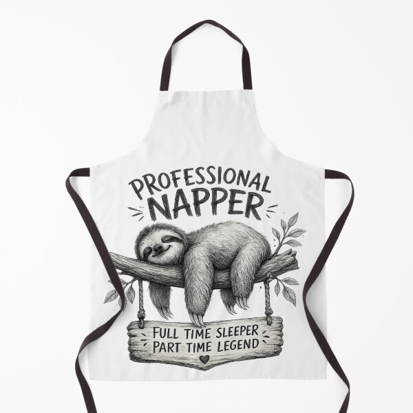 Item preview, Professional Napper Funny Sloth Sticker designed and sold by PremVerse.