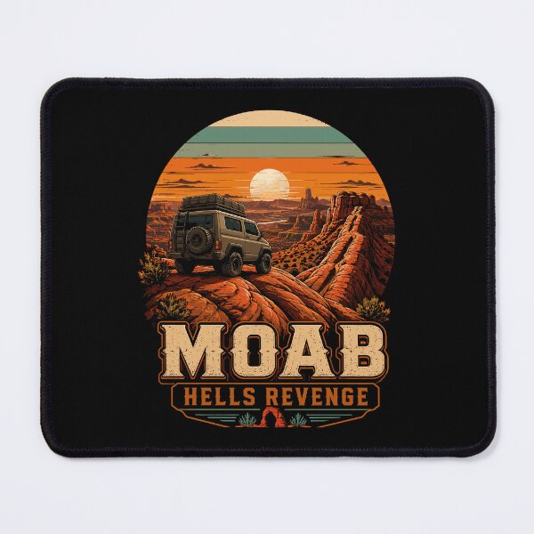 Item preview, Moab Hell's Revenge Overland 4x4 Red Rock Sunset designed and sold by JasKei-Designs.