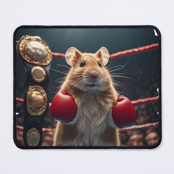 Item preview, Undisputed Hamsterweight Champion designed and sold by halibutgoatramb.