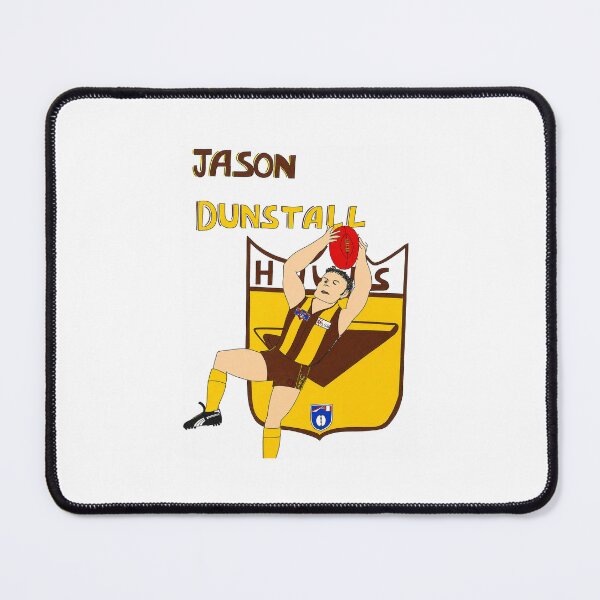 Item preview, Jason Dunstall Hawthorn Football Club Classic Hand Drawn Art designed and sold by Luke Foran Sports Art.