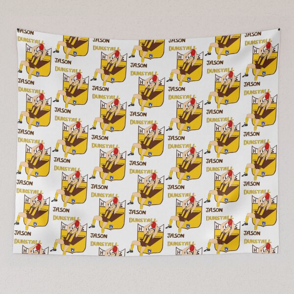 Item preview, Jason Dunstall Hawthorn Football Club Classic Hand Drawn Art designed and sold by Luke Foran Sports Art.