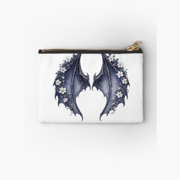 Item preview, Dark Dragon Wings Floral Fantasy Gothic Illustration Design designed and sold by irfanshikh.
