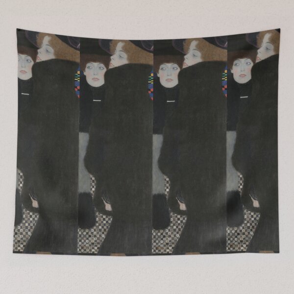 Item preview, Two Women in Black Coats designed and sold by artofuniverse.