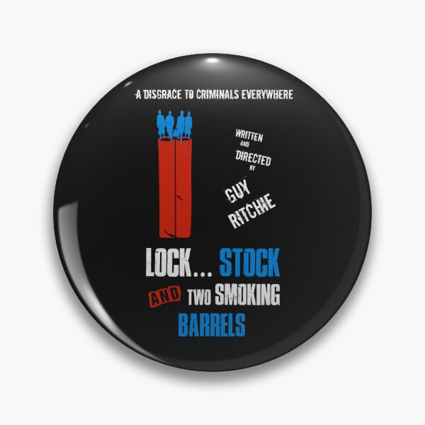 Item preview, Lock, Stock and Two Smoking Barrels 1998 Minimalist Poster designed and sold by MORKINO POSTERS.