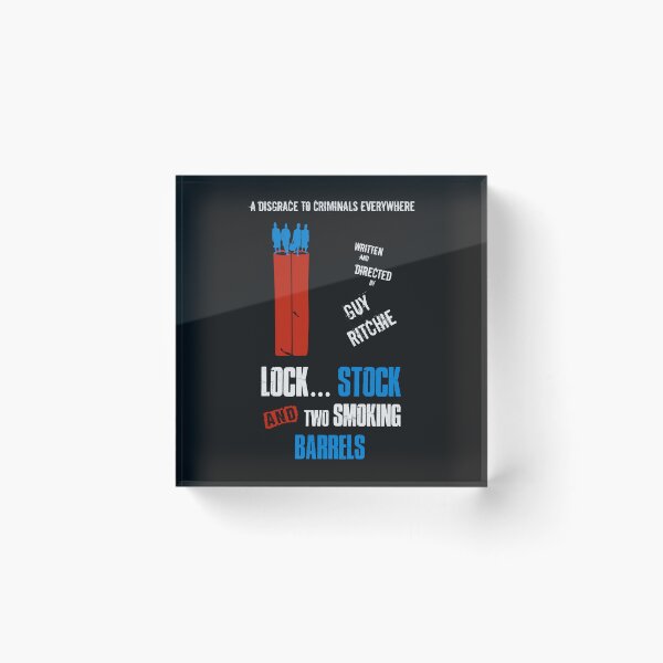 Item preview, Lock, Stock and Two Smoking Barrels 1998 Minimalist Poster designed and sold by MORKINO POSTERS.
