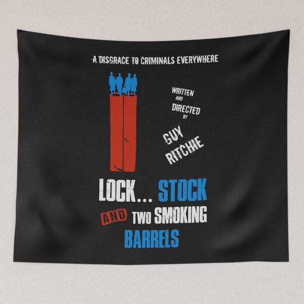 Item preview, Lock, Stock and Two Smoking Barrels 1998 Minimalist Poster designed and sold by MORKINO POSTERS.