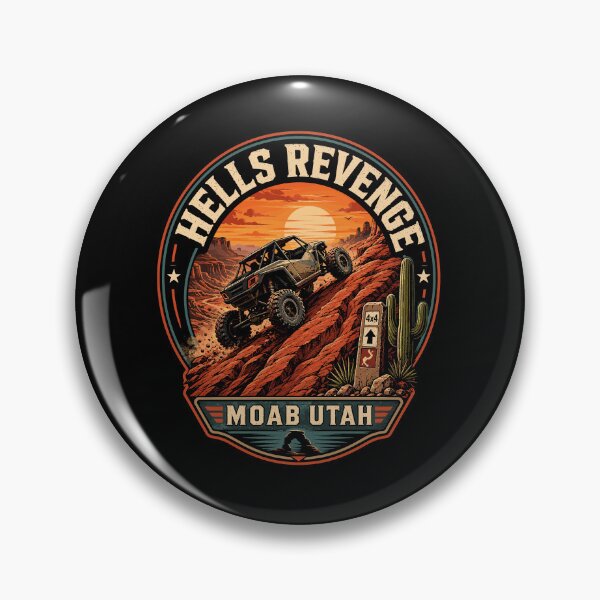 Item preview, Hell's Revenge Moab Utah Rock Crawling 4x4 Trail designed and sold by JasKei-Designs.