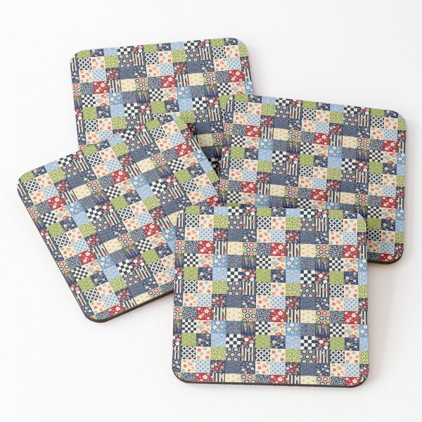 Item preview, Japanese Sakura Patchwork Pattern designed and sold by lbl-shop.