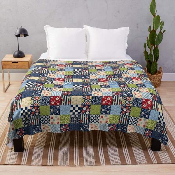 Item preview, Japanese Sakura Patchwork Pattern designed and sold by lbl-shop.