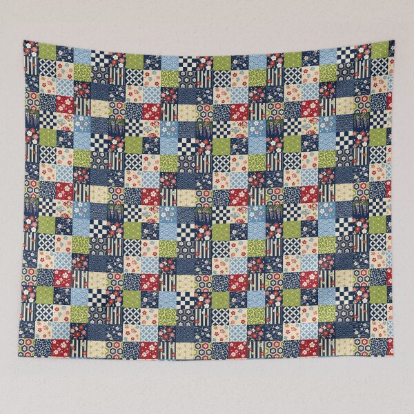 Item preview, Japanese Sakura Patchwork Pattern designed and sold by lbl-shop.