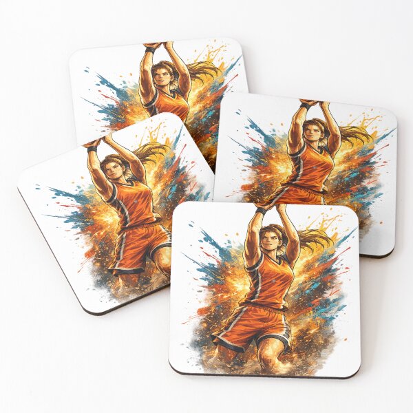 Item preview, Female Basketball Player Jump Shot Vector Illustration designed and sold by redengineers.