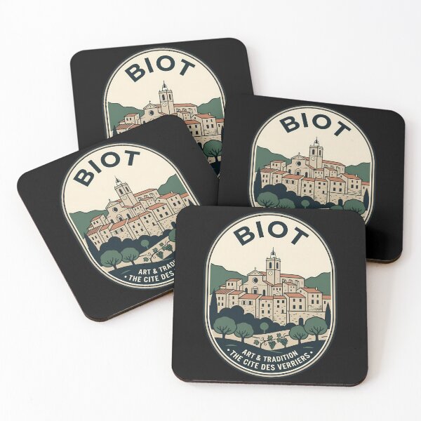 Item preview, Biot France Vintage Travel Emblem Retro Village designed and sold by k3rstman1.
